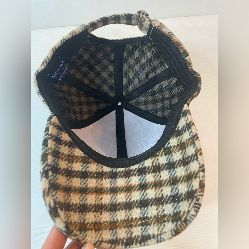 Hat Attack New York Everyday Plaid Cap Hat Adjustable Strap Back - Picture 5 of 5